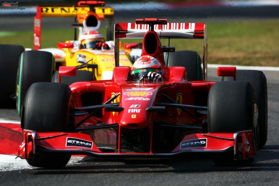 Giancarlo Fisichella (P9, Italien 2009): Für den Italiener erfüllt sich Ende 2009 ein Traum, als er den verletzten Felipe Massa bei der Scuderia ersetzen darf. Der bis heute letzte Italiener im Ferrari punktet aber in keinem seiner fünf Rennen für das Team. P9 beim Heimrennen in Monza gleich bei seiner Premiere ist sein bestes Resultat.