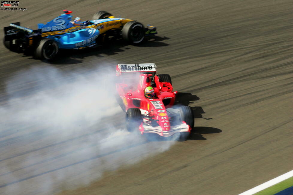 Felipe Massa (P9, Bahrain 2006): Der Brasilianer hat ein Jahr nach Räikkönen seine große Chance, verpasst da allerdings den WM-Titel gegen Lewis Hamilton hauchdünn in einem dramatischen Finale. Bei seinem Debüt drei Jahre zuvor bleibt er als Neunter punktlos, nachdem er sich gleich in der Anfangsphase dreht.