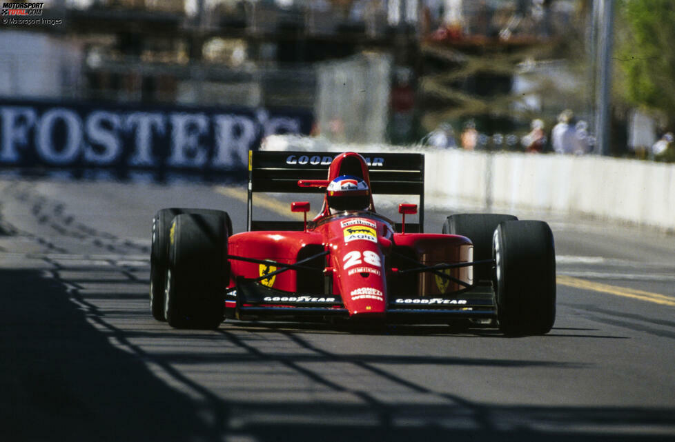 Jean Alesi (P12, USA 1991): Der Franzose fährt bei seinem Ferrari-Debüt beim Saisonauftakt 1991 in Phoenix zwar die schnellste Runde, bleibt mit einem Getriebeproblem am Ende ober ohne Punkte. Es passt zu seiner oft glücklosen Karriere, in der er mit Ferrari 1995 in Kanada lediglich ein Rennen gewinnt.