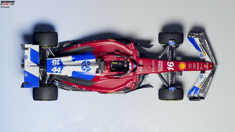 ... dominieren wie auch schon 2024 in Miami die Farben des Sponsors das Heck des Autos. Zudem ...