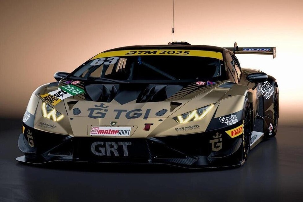 Das Lamborghini-Team Grasser zeigt die beiden Huracan GT3 Evo2 für die DTM-Saison 2025: Mit welchen Designs Luca Engstler und Jordan Pepper an den Start gehen