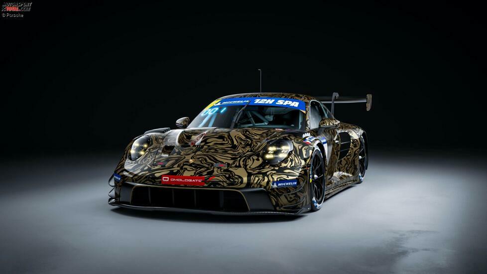 Das ist der Neue! Porsche präsentiert mit der Evo-Variante des 911 GT3 R sein künftiges GT3-Auto, das ab der Saison 2026 in allen gängigen GT3-Rennserien zum Einsatz kommen wird.