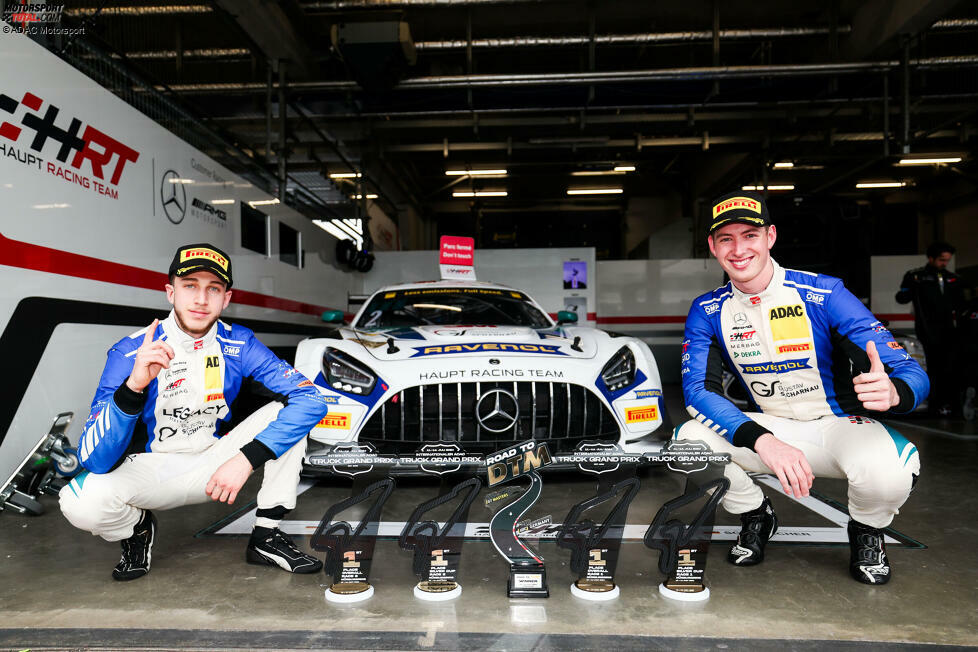 Sternstunde auf dem Nürburgring: Auf der Kultrennstrecke in der Eifel belohnten sich Owega und Schumacher mit einem Doppelerfolg für ein starkes Rennwochenende. Die Mercedes-AMG-Piloten waren 2024 die einzigen Fahrer, die zwei Siege während eines Events einfahren konnten.