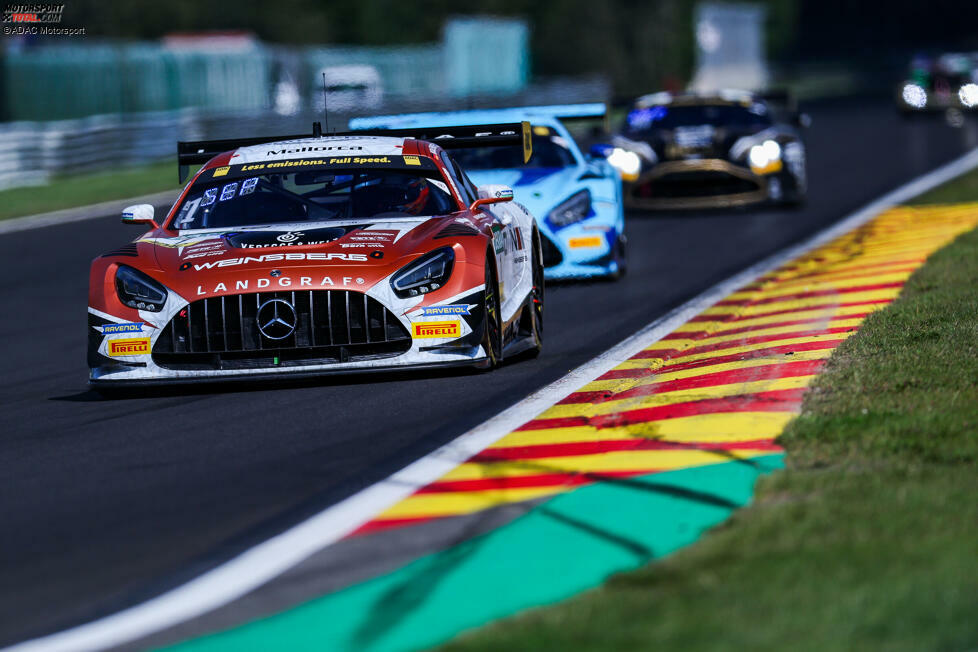 Die ADAC GT Masters-Champions 2024 Seppänen und Kalender verzeichneten die meisten Führungsrunden (101).