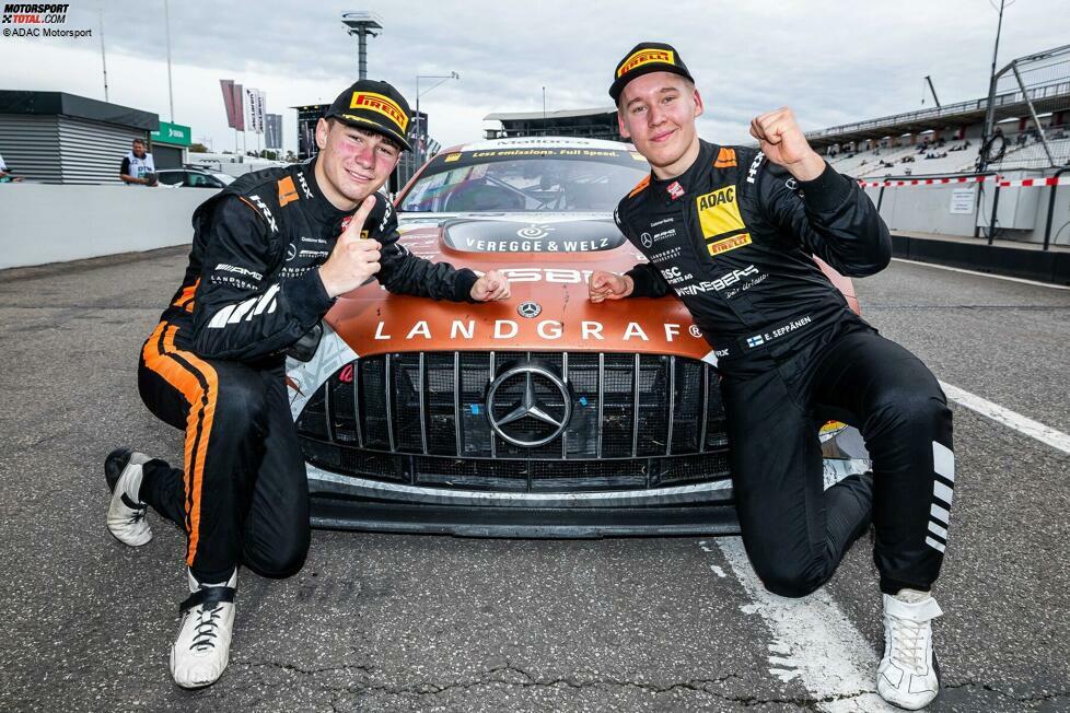 Das Maß aller Dinge war in der Saison 2024 im ADAC GT Masters das Meister-Duo Seppänen und Tom Kalender. Gleich fünfmal überquerten die beiden Piloten von Landgraf Motorsport die Ziellinie als Gewinner und standen noch drei weitere Male auf dem Podium.