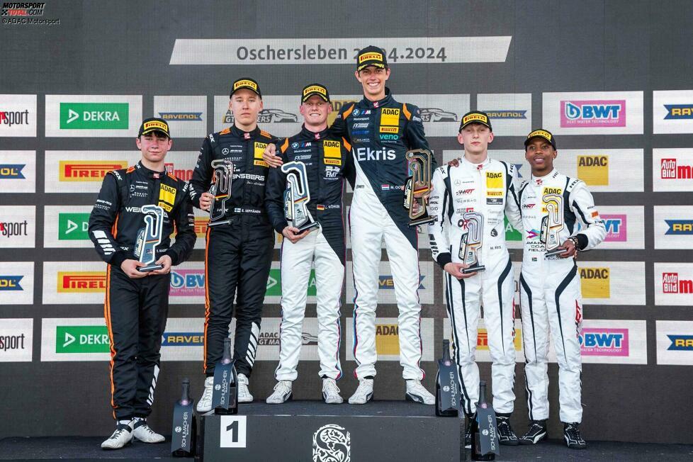 Dies hatte auch zufolge, dass es im ersten Saisonrennen in Oschersleben mit einem Durchschnittsalter von 19,5 Jahren zum jüngsten Podium der Historie kam.