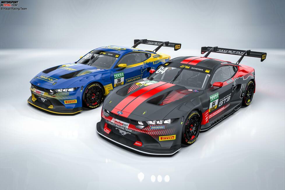 Ford Mustang GT3 #64 und  #36: Fabio Scherer und Arjun Maini