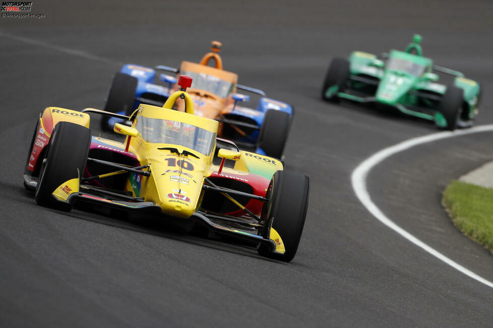 Chip Ganassi Racing (Honda): 2024 angetreten mit Kyffin Simpson (#4; nicht im Bild), Linus Lundqvist (#8; nicht im Bild), Scott Dixon (#9), Alex Palou (#10), Marcus Armstrong (#11)