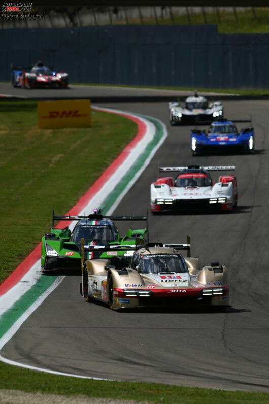 Im Autodromo Enzo e Dino Ferrari fuhren 2024 sowohl die WEC (April) als auch die ELMS (Juli). Bis auf die Unterschiede bei den Temperaturen gab es hier keine Drittfaktoren, die das Bild verzerren.