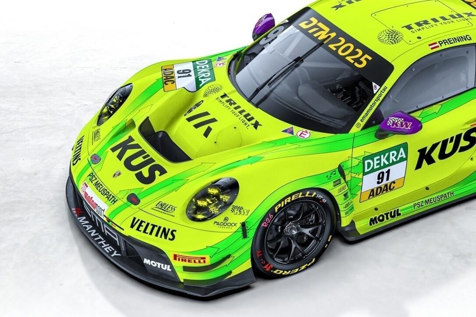 Porsches Traditionstruppe setzt 2025 in der DTM auf die Nennungen Manthey EMA und Manthey-Junior-Team: Auch erste Designs wurden bereits gezeigt