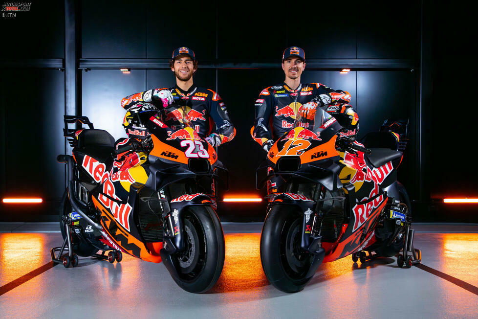 Red Bull KTM Tech3: Enea Bastianini #23, Maverick Vinales #12