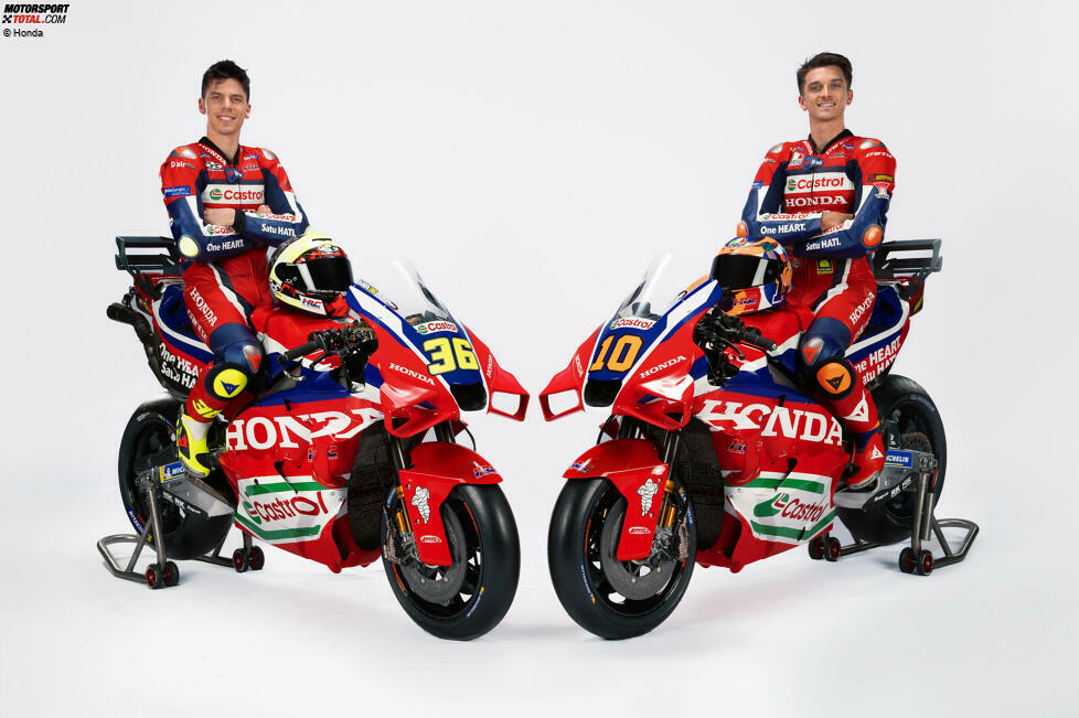 Honda HRC: Joan Mir #36, Luca Marini #10