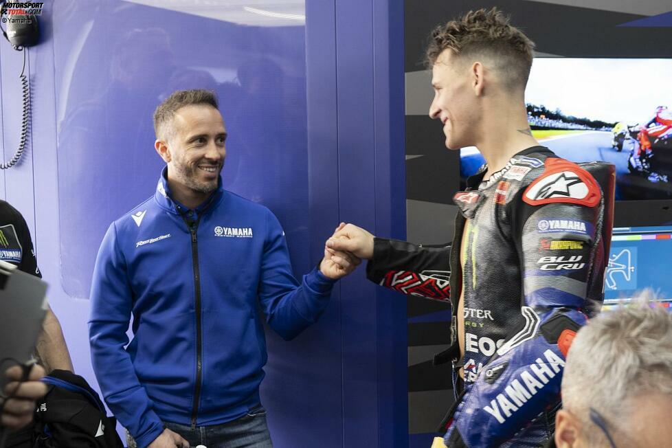 Andrea Dovizioso (Yamaha): Nach seinem endgültigen Rücktritt kehrt der dreifache Vizeweltmeister überraschend in beratender Rolle zu Yamaha zurück.