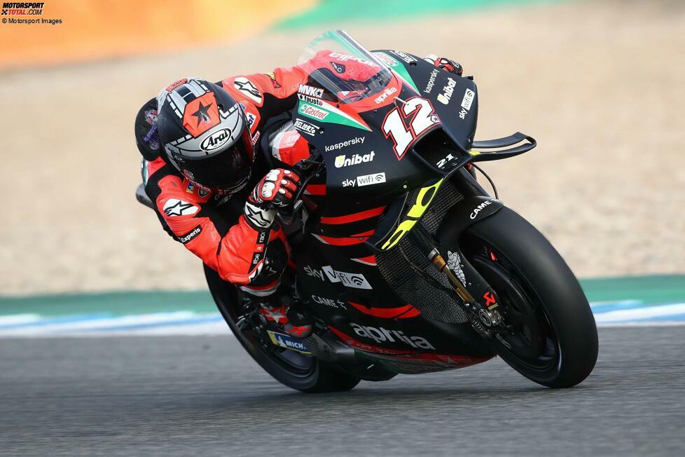 Vinales unterschreibt kurz darauf bei Aprilia. Mit der RS-GP absolviert er bereits 2021 einige Rennen. Bis 2024 ist er Teil des Teams, 2025 wechselt er zu Tech3-KTM.