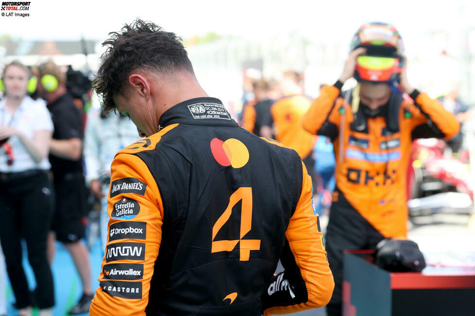 Lando Norris (Redaktion: 2) - Nach Monaco hat sich die Rollenverteilung bei McLaren wieder gedreht. Eine gute Leistung, aber der Teamkollege war einfach besser. Dazu den Start gegen Verstappen verloren, wobei er sich die Position später wieder zurückholte. Hatte aber nie eine realistische Chance, das Rennen zu gewinnen.