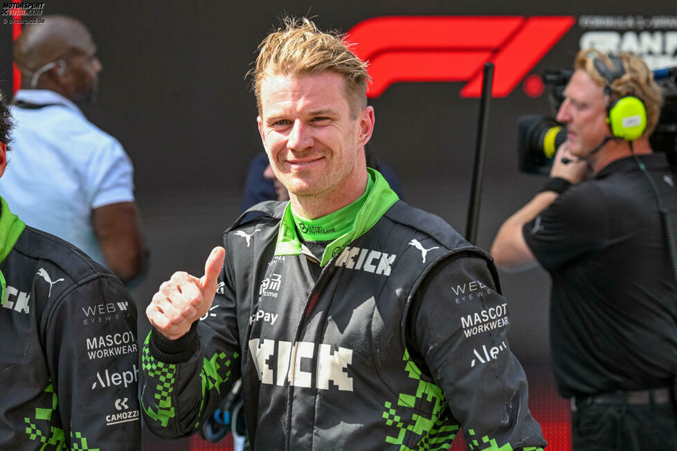 Nico Hülkenberg (Redaktion: 1) - Ja, abziehen muss man eigentlich das Qualifying. Doch wenn man im Sauber im Rennen auf P5 fährt, sehen wir darüber einmal hinweg. Denn er hat damit dieses Mal genau das 