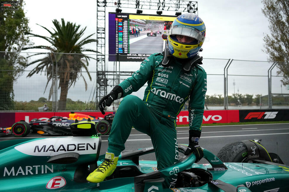 Fernando Alonso (Redaktion: 5) - Auch in der Redaktion hätten einige noch die 4 gegeben, am Ende wird es aber hauchdünn sogar eine noch schlechtere Note als bei unserem Experten. Zumal es auch im Qualifying bereits nicht optimal lief, weil er den Unterboden beschädigte.