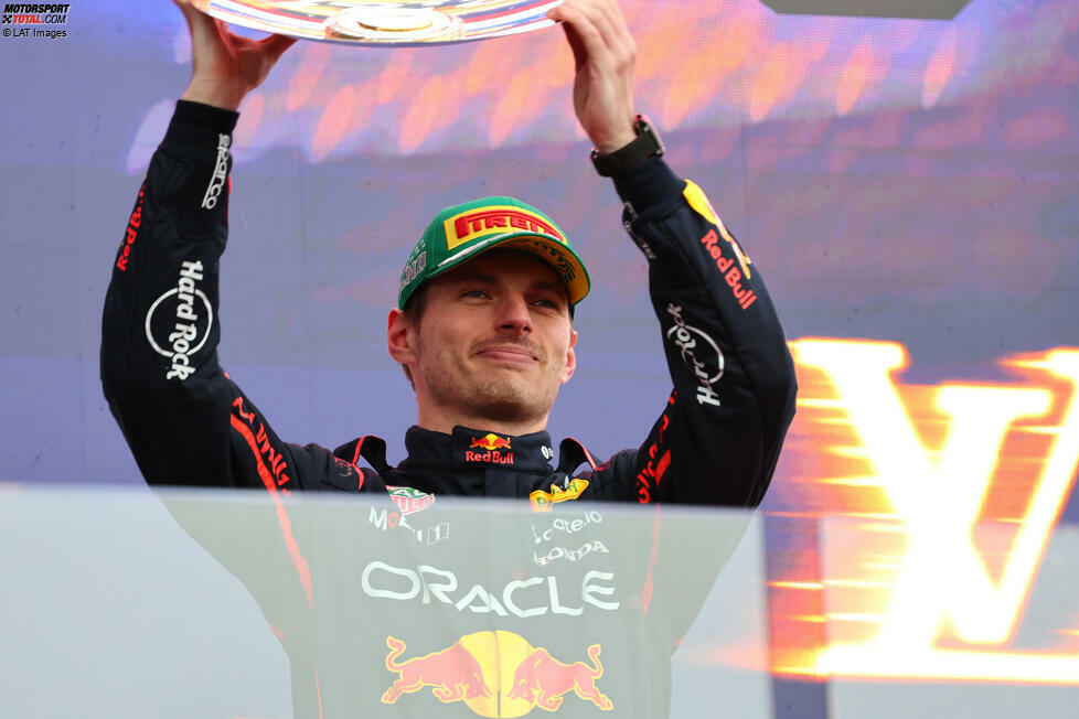 Max Verstappen (Redaktion: 1) - Auch von uns gibt es die Bestnote, auch wenn nicht alle Redakteure zustimmen. Kritisiert wird unter anderem sein Fehler, der zwischenzeitlich P2 kostete. Trotzdem war es vermutlich eher ihm als dem Auto zu verdanken, dass er überhaupt in dieser Position war.