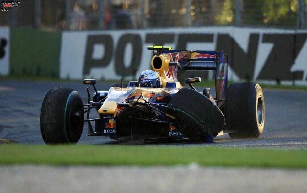 Sebastian Vettel - 13. Platz (DNF) beim Grand Prix von Australien 2009: Vettel war eine besondere Ausnahme, da er bereits ein Rennen mit dem Schwesterteam gewonnen hatte. Im erste Rennen mit Red Bull kämpfte er um eine Topplatzierung, bis er mit Robert Kubica kollidierte und beide kurz vor Rennende ausschieden.