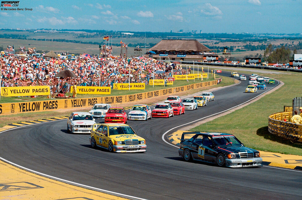 Kyalami Grand Prix Circuit: 1990 und 1991 war die DTM zu zwei Einladungsrennen in Südafrika zu Gast. Auch wenn die Rennen nicht zur offiziellen Meisterschaft zählten, galten sie sportlich als prestigeträchtig und waren logistisch ein bedeutender Kraftakt - wobei immerhin rund 42.000 Zuschauer vor Ort waren.
