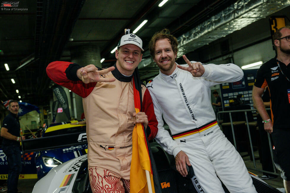 Für Mick Schumacher und Sebastian Vettel lief das Event weniger erfolgreich. Im Nations Cup unterlagen sie im Halbfinale dem australischen Supercars-Team. Im Einzel schieden beide im Viertelfinale aus.