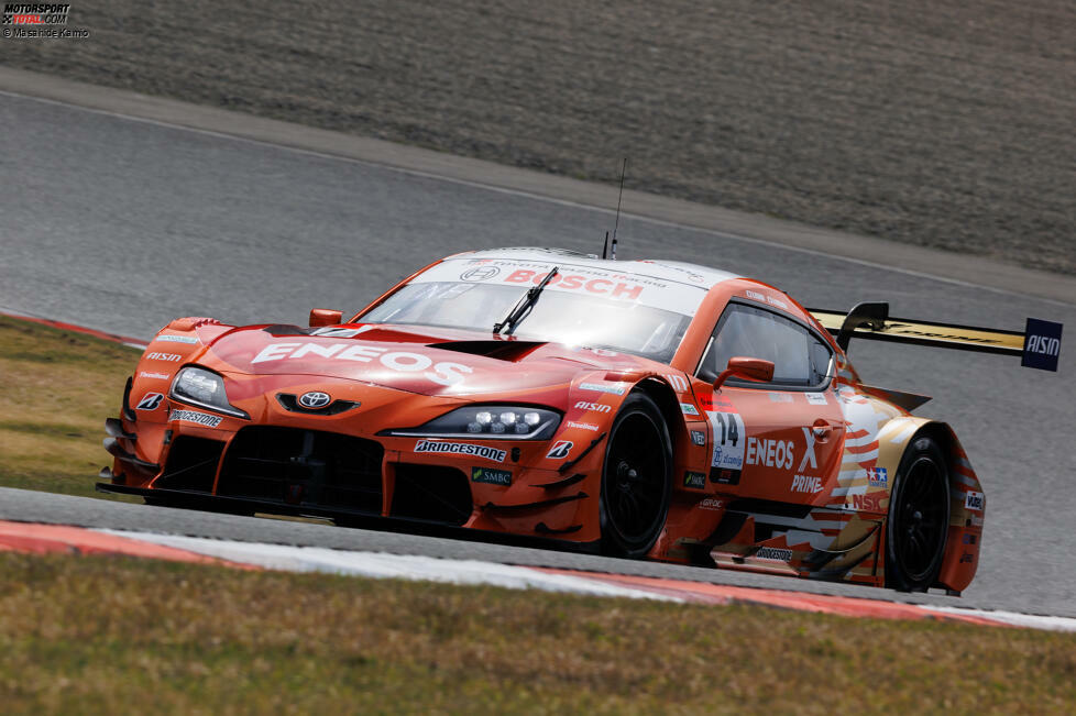 Platz 11 GT500: Kazuya Oshima/Nirei Fukuzumi - TGR Team Eneos Rookie (Toyota GR Supra GT500) - 38 Punkte