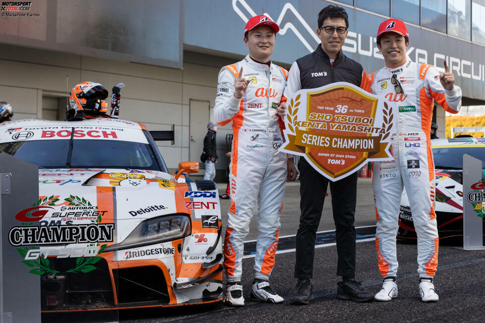 Platz 1 GT500: Sho Tsuboi/Kenta Yamashita - TGR Team au TOM's (Toyota GR Supra GT500) - 97 Punkte