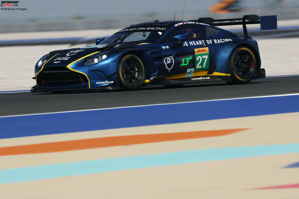#27 - Heart of Racing Team - Ian James/Zacharie Robichon/Mattia Drudi - Aston Martin Vantage AMR LMGT3