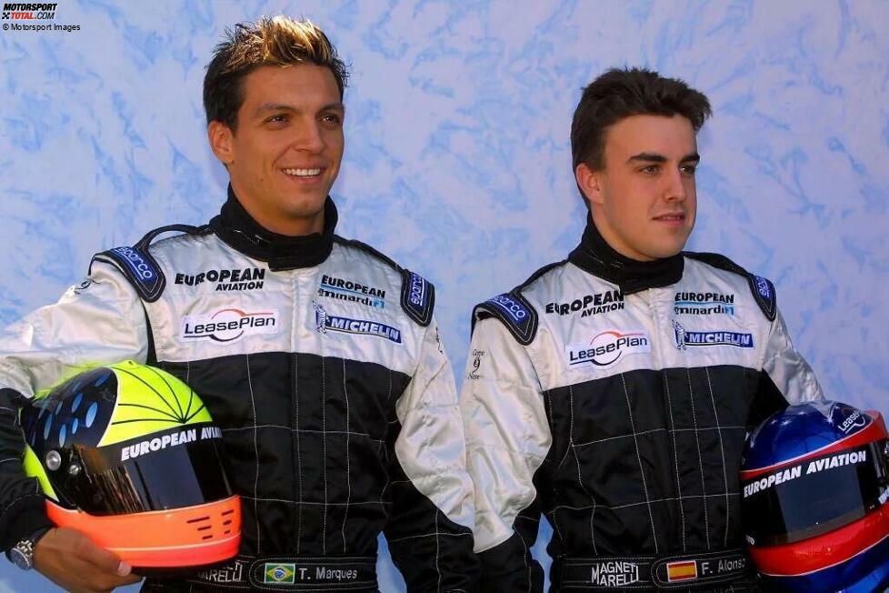 Tarso Marques (Fernando Alonso): Der wohl unbekannteste Name in unserer Liste. Der Brasilianer fährt insgesamt nur 24 Rennen für Minardi und holt dabei nie einen Punkt. 2001 reichen zwei neunte Plätze aber immerhin, um einen ebenfalls punktlosen Fernando Alonso, der seine erste Saison in der Königsklasse absolviert, hinter sich zu lassen.