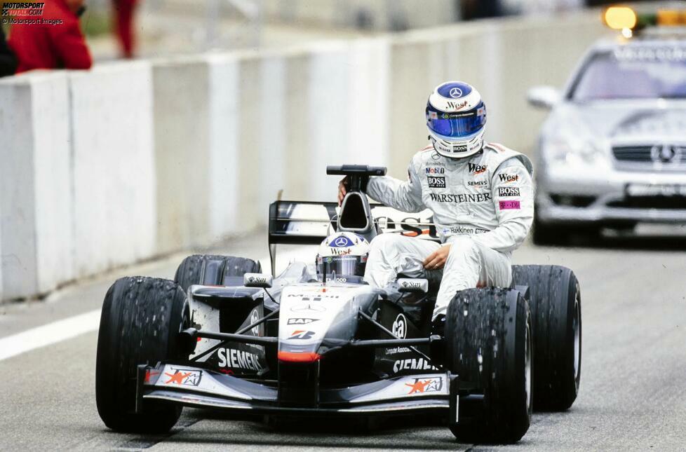 David Coulthard (Kimi Räikkönen und Mika Häkkinen): Mit 13 Grand-Prix-Siegen ist der Schotte einer der erfolgreichsten Formel-1-Piloten, die nie den Titel gewinnen. Bei McLaren schlägt er mit Mika Häkkinen (1997 und 2001) und Kimi Räikkönen (2002) sogar zwei Weltmeister. Sein bestes WM-Ergebnis ist allerdings 
