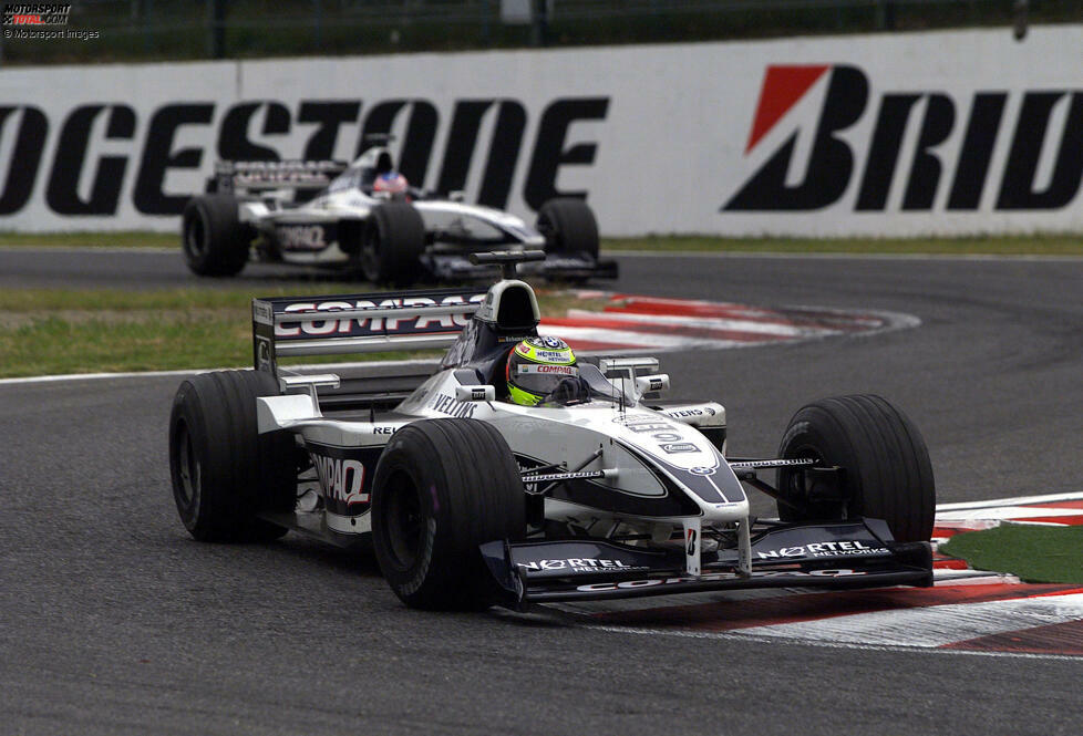 Ralf Schumacher (Jenson Button): Der Deutsche ist in der Saison 2000 bei BMW-Williams der erste Teamkollege des späteren Weltmeisters von 2009. Mit bereits drei Jahren Formel-1-Erfahrung beendet Schumacher die Saison auf P5 in der WM und mit drei Podestplätzen. Button wird im Rookiejahr Achter - ohne Besuch auf dem Treppchen.