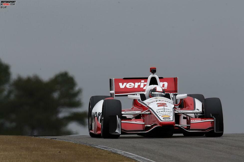 Montoya sitzt ab sofort im Penske-Chevrolet mit der Startnummer 2 und fährt auf Anhieb eine starke IndyCar-Saison.