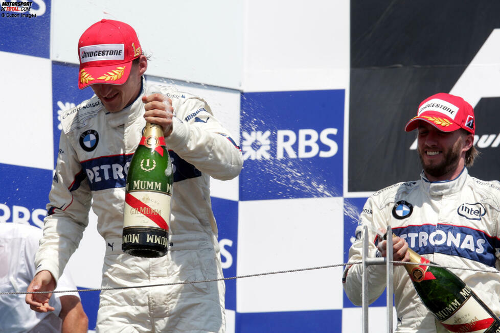 2008 erreichte BMW seine beste Saisonleistung, als Kubica in Montreal den ersten und einzigen Doppelsieg für das Team anführte. Dank einer perfekten Strategie und einem Zwischenfall zwischen Hamilton und Räikkönen nutzte Kubica die Gelegenheit und fuhr vor Teamkollege Heidfeld auf Platz zwei. Im Sommer fiel das Team dann zurück.