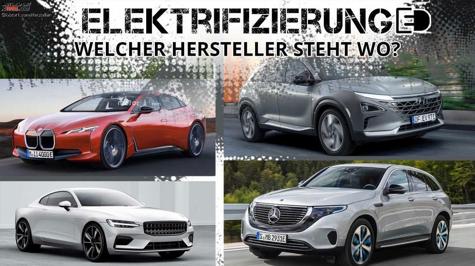 Diesel-Skandal, Ärger über den mauen Diesel-Gipfel, Verunsicherung allenthalben. Und ein Gefühl, dass die bekannten Autohersteller von der Zukunft gerade ordentlich abgehängt werden. Ohne Elektromotor oder zumindest einen Plug-in-Hybrid scheint in der öffentlichen Wahrnehmung nicht mehr viel zu gehen. Aber wie weit sind die großen Marken eigentlich in Sachen Elektrifizierung? Wir geben Ihnen einen Überblick über den Status quo und sagen Ihnen, was da in den nächsten Jahren noch so alles auf uns zustromt.