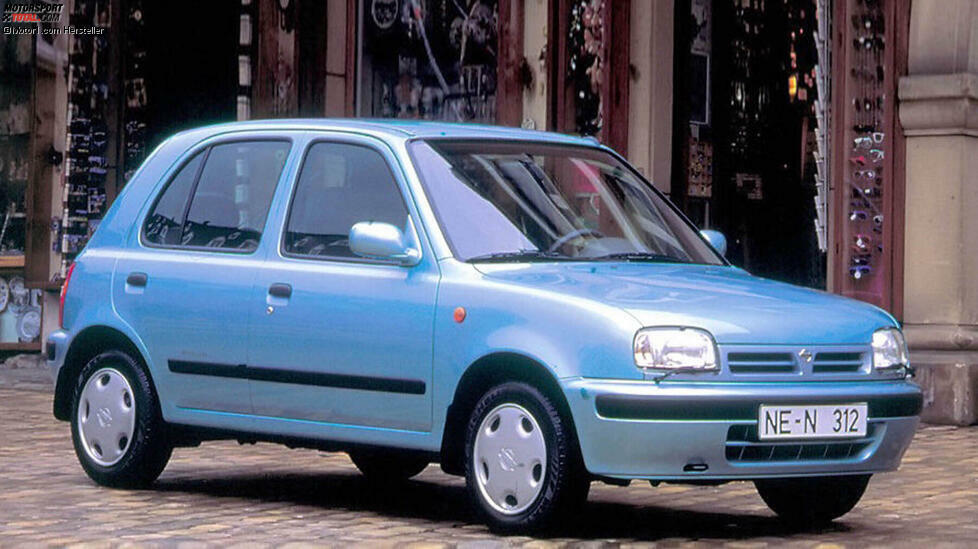 Die Sensation war perfekt: Mit dem Nissan Micra siegte 1993 erstmals ein japanisches Auto. Die weiteren Plätze: Fiat Cinquecento und Renault Safrane.