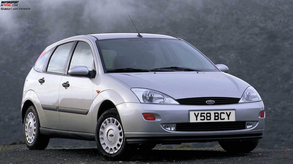 Vor allem im Design sorgte der Ford Focus Ende der 1990er-Jahre für Aufsehen. Auch beim ?Auto des Jahres?, wo er sich gegen den Opel Astra und den Peugeot 206 durchsetzte.