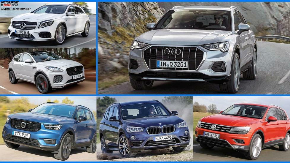 Im November 2018 startet die zweite Generation des Audi Q3. Wie schlägt sich das Kompakt-SUV im Vergleich mit der alten Version und mit der Konkurrenz von BMW, Mercedes & Co? Wir vergleichen.