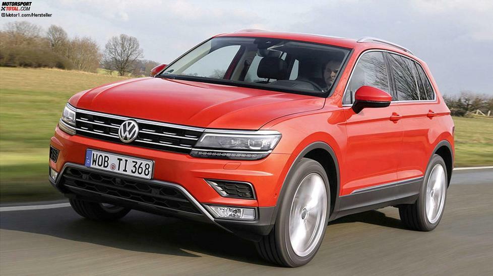 Der VW Tiguan ist eine Beinahe-Premium-Alternative zum neuen Audi Q3. Die Basis ist hier wie dort der MQB. Bei den Verkaufszahlen wird der Audi aber sicher nicht an den VW heranreichen, der mit 43.000 Stück im ersten Halbjahr 2018 das bestverkaufte SUV auf dem deutschen Markt ist.