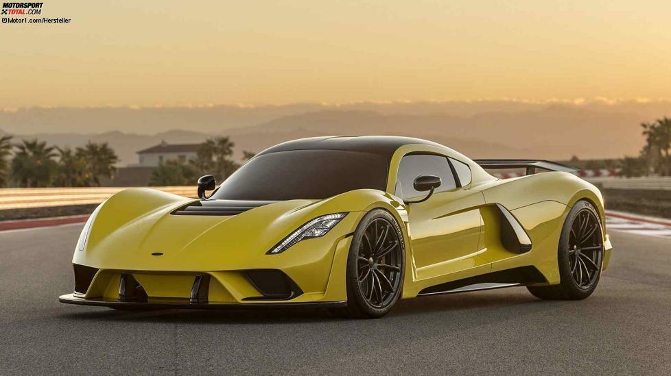 Die texanische Firma Hennessey kam dem Geschwindigkeitsrekord mehrmals nahe, schaffte es aber nie ganz. Gelingen könnte es 2019 mit dem Venom F5, einem noch in Entwicklung befindlichen, 1.623 PS starken Supersportwagen, der laut Hennessey den Koenigsegg-Rekord brechen könnte.