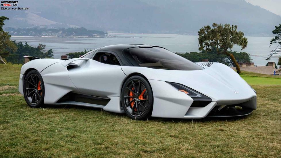 Wie der Venom F5 wird der SSC Tuatara versuchen, im Jahr 2019 den Geschwindigkeitsrekord für Straßenautos zu verbessern. Dabei hilft ihm sein V8 mit ziemlich beeindruckenden 1.774 PS. Der Hersteller SSC schätzt, dass damit 485 km/h drin sind.