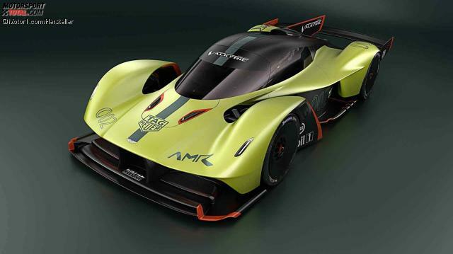 Da die Daten des normalen Aston Martin Valkyrie noch nicht bekannt sind, ziehen wir hier die radikalste Version des britischen Supersportlers heran: die Valkyrie AMR Pro. In Zusammenarbeit mit dem Formel-1-Team von Red Bull Racing wurde Carbon für die Karosserie, aber auch fürs Fahrwerk verwendet. So konnte das Gewicht auf 1.000 Kilo gedrückt werden ... bei 1.145 PS Leistung.