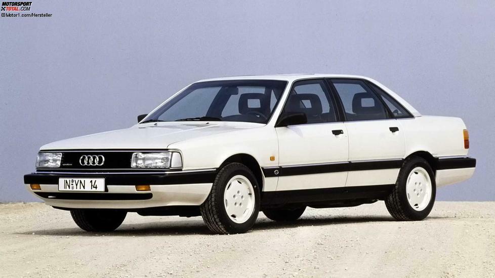 1989 waren RS-Modelle bei Audi noch nicht in Sicht. Zum Leistungskönig schwang sich damals der 200 Quattro 20V auf. Sein 2,2-Liter-Turbo-Fünfzylinder mit Vierventil-Technik basierte auf dem Aggregat des Audi Quattro. Die Leistung von 220 PS ermöglichte eine Spitzengeschwindigkeit von 242 km/h (Avant: 238 km/h) und eine Beschleunigung von 0 auf 100 km/h in 6,6 Sekunden. Damit war der Audi 200 in dieser Motorvariante eine der schnellsten Serienlimousinen der damaligen Zeit. Nicht einmal 5.000 Exemplare des 20V wurden gebaut.