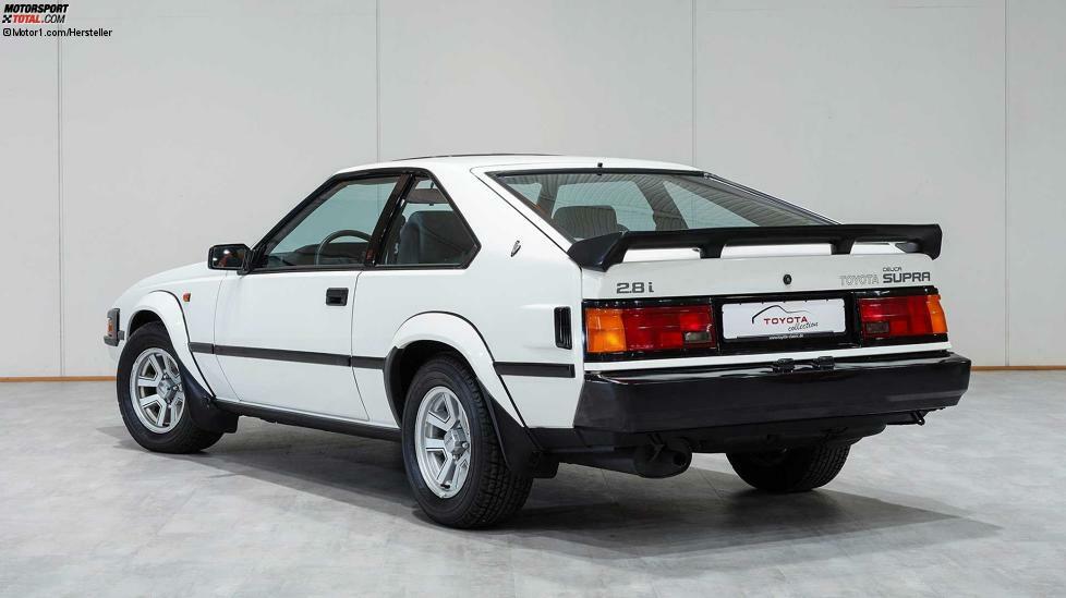 Natürlich durfte in den frühen 1980er-Jahren ein Heckspoiler nicht fehlen. Dieses ausgezeichnet erhaltene Exemplar steht im Museum von Toyota Deutschland in Köln. Die zwischen 1981 und 1985 gebaute Celica Supra trägt intern den Code MA60/MA61.