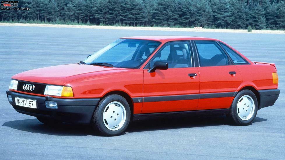 Audi setzte ab 1982 gleich mehrere Aerodynamik-Highlights: Damals debütierte der im Windkanal entwickelte Audi 100 C3 mit einem cW-Wert von 0,30. 1986 machte es der ebenfalls im Aero-Design entworfene Audi 80 B3 noch etwas besser: cW-Wert 0,29. 1987 legte der Opel Omega A mit 0,28 nach, beim Calibra von 1989 lag der cW-Wert bei sogar nur 0,26. Man sieht, die 1980er-Jahre waren das Jahrzehnt der Aerodynamik.