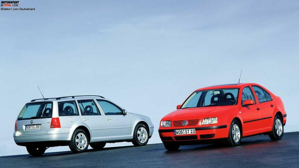 Auch VW hatte einen Fünfzylinder im Programm: 1997 wurde dem VR6 ein Zylinder weggenommen, herauskam der VR5, den man aber als V5 vermarktete. Zunächst im Passat verbaut, zog der 2,3-Liter-Motor ab 1999 auch im VW Golf und dessen Stufenheckbruder Bora ein.