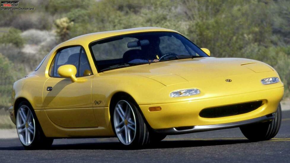 1996 wurde das Miata M Coupe Concept auf der New York Auto Show vorgestellt. Der 1,8-Liter-Motor hatte 133 PS. Leider ging das Auto nie in Serie.