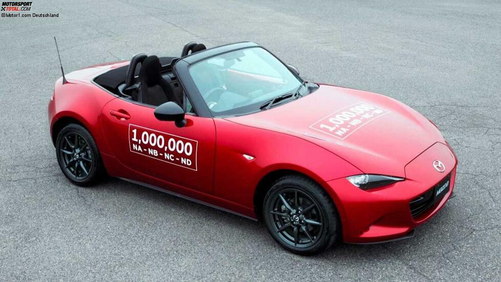 Nach 27 Jahren rollte der millionste Mazda MX-5 am 27. April 2016 vom Band.