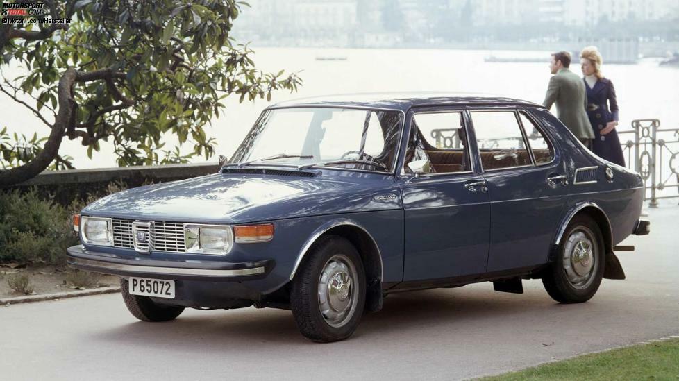 Moderne Zeiten bei Saab: Mit dem 99 erweiterte die schwedische Marke ihr Modellprogramm in Richtung Mittelklasse. Der Vierzylinder war eine Entwicklung der britischen Marke Triumph. Fun Fact: Da der 99 auch in Finnland vom Band, war er dort als Polizeiwagen im Einsatz.