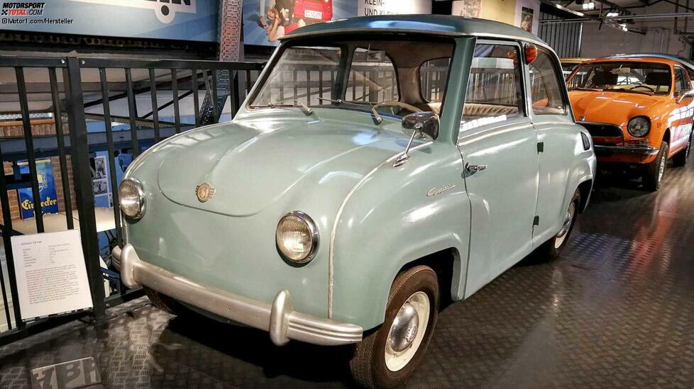 Vermutlich aufgrund seiner Limousinen-Optik wurde das Goggomobil bis in die 1960er-Jahre zum König der Kleinstwagen. Maximal 400 Kubik und 18 PS rumpelten im Heck mit Zweizylinder-Zweitakt-Sound. Bis Ende Juni 1969 fertigte man in Dingolfing rund 285.000 Goggomobile.
