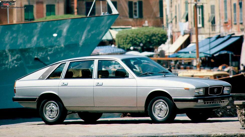 Dass man mit großen Fließheck-Limousinen Schiffbruch erleidet, musste bereits der Ford Scorpio schmerzhaft erfahren. Bereits davor landetete Lancia mit dem Gamma einen Flop. Bei der Gamma Limousine (1976 bis 1984) kam vieles zusammen: Das Design von Pininfarina-Mitarbeiter Leonardo Fioravanti erinnert ein wenig an den Citroën CX, tatsächlich kooperierte man bis 1972 mit den Franzosen. Unklar blieb hingegen die Positionierung des Wagens, zumal nach der Übernahme durch Fiat. Doch abseits der Formgebung scheiterte der Gamma vor allem an seiner miserablen Zuverlässigkeit.